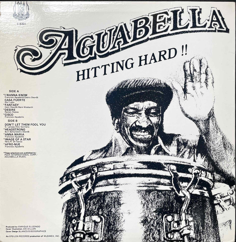 Francisco Aguabella – Hitting Hard LP Sleeve image back