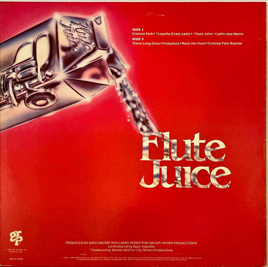Dave Valentin – Flute Juice LP sleeve image back