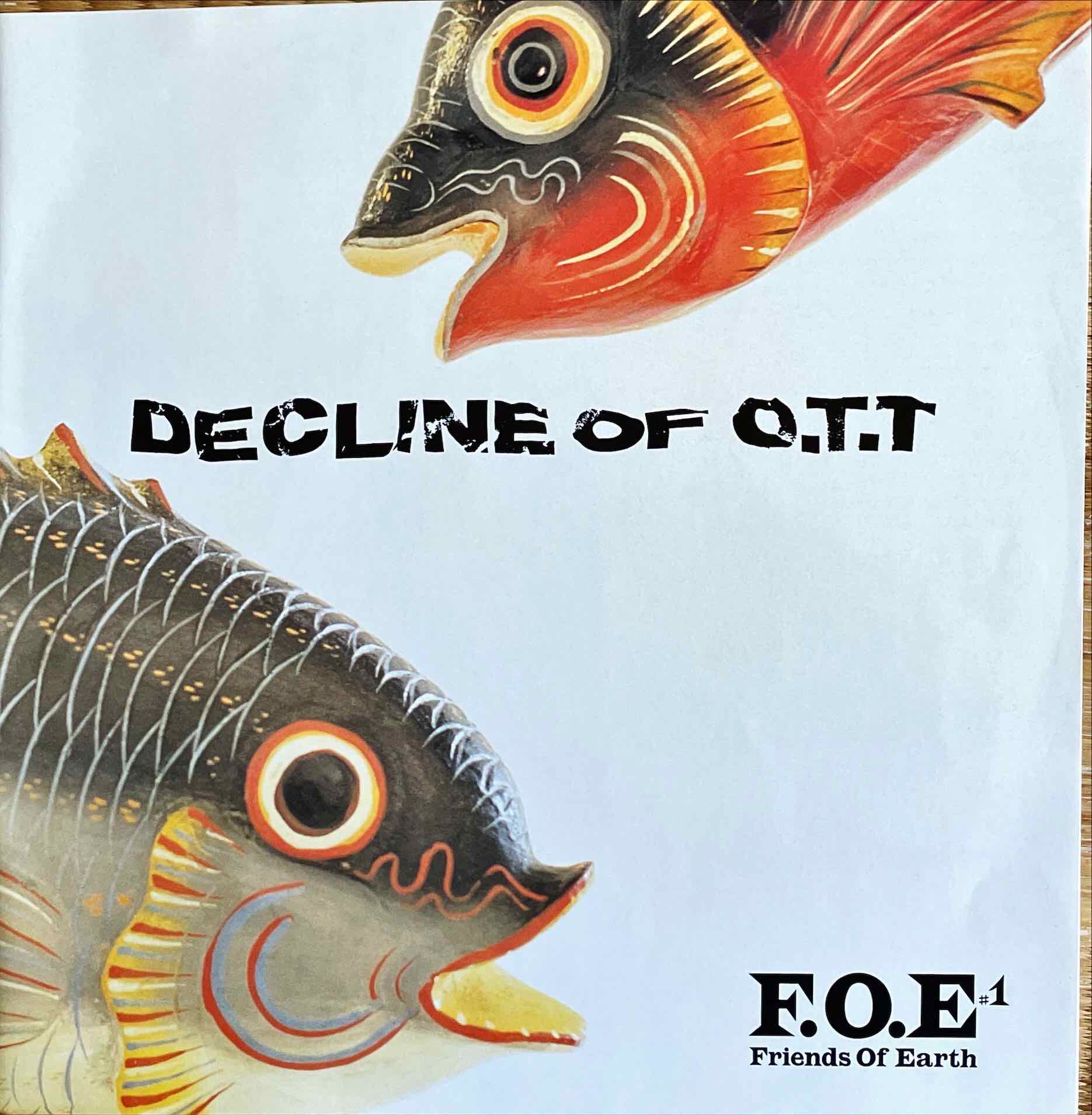 F.O.E – Decline Of O.T.T 12 inch single inner sleeve image front