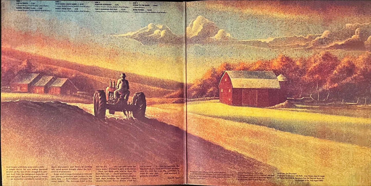 James Brown – The Payback LP sleeve image inside