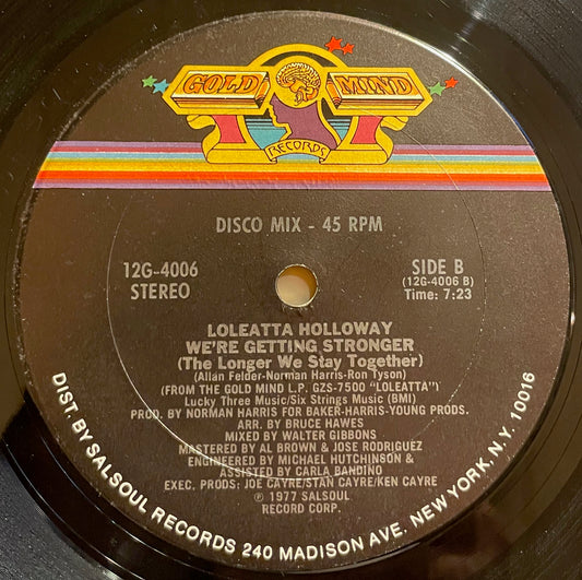 Loleatta Holloway – Hit And Run 12" single label image back
