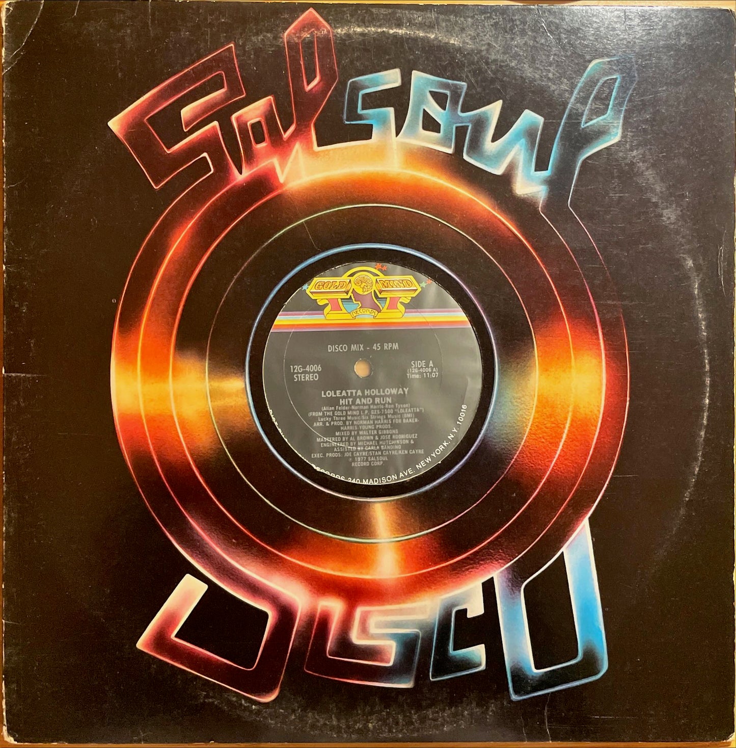 Loleatta Holloway – Hit And Run 12" single sleeve image front