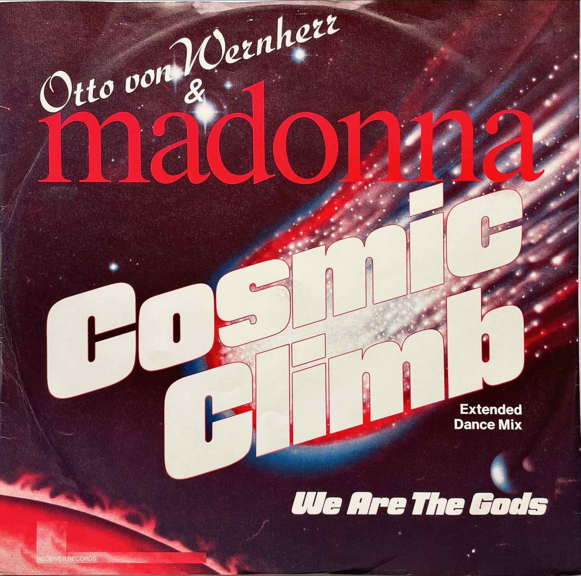 Otto Von Wernherr & Madonna – Cosmic Climb 12" inch single sleeve front