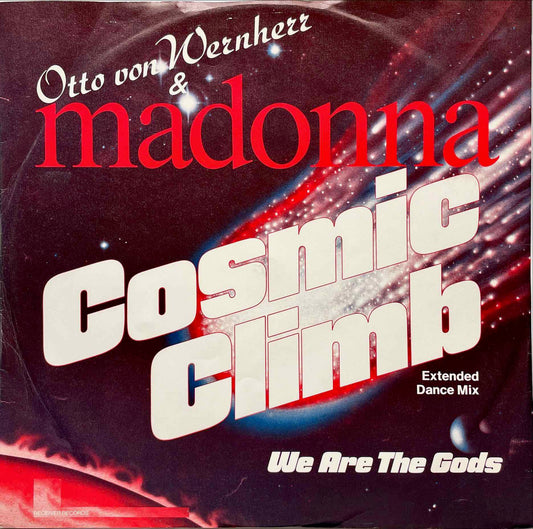 Otto Von Wernherr & Madonna – Cosmic Climb 12" inch single sleeve front