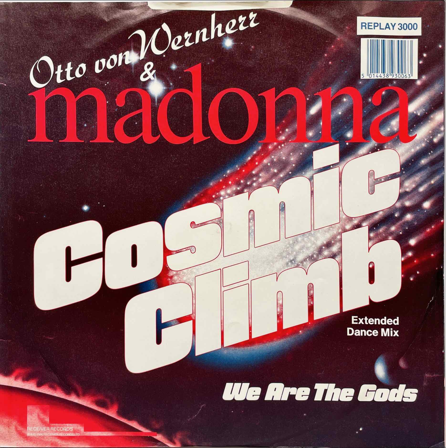 Otto Von Wernherr & Madonna – Cosmic Climb 12" inch single sleeve back