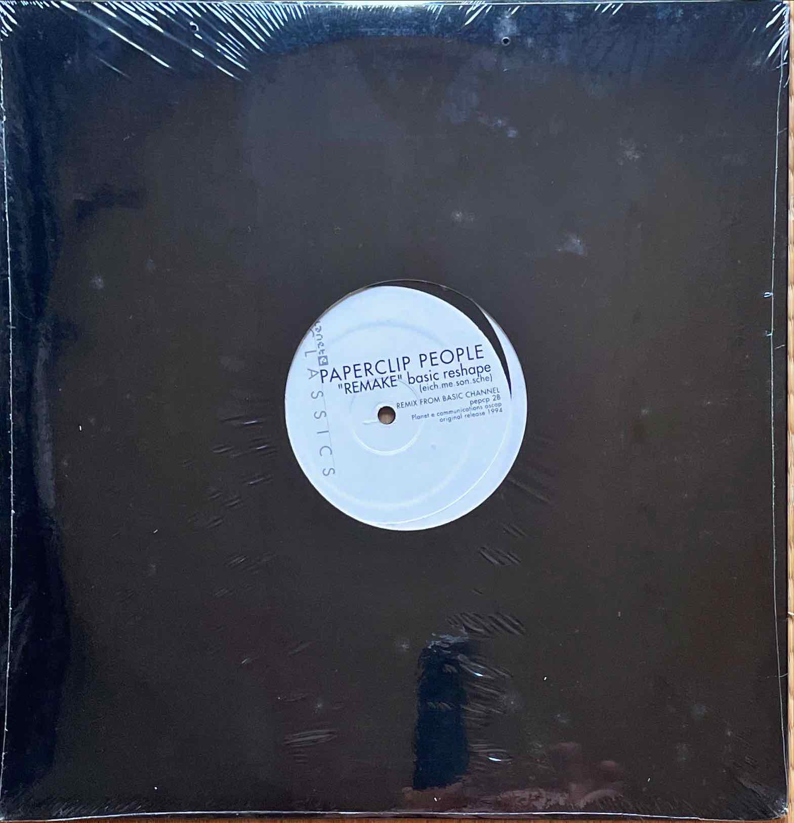 Paperclip People – Throw / Remake (Basic Reshape) 12 inch single sleeve image front