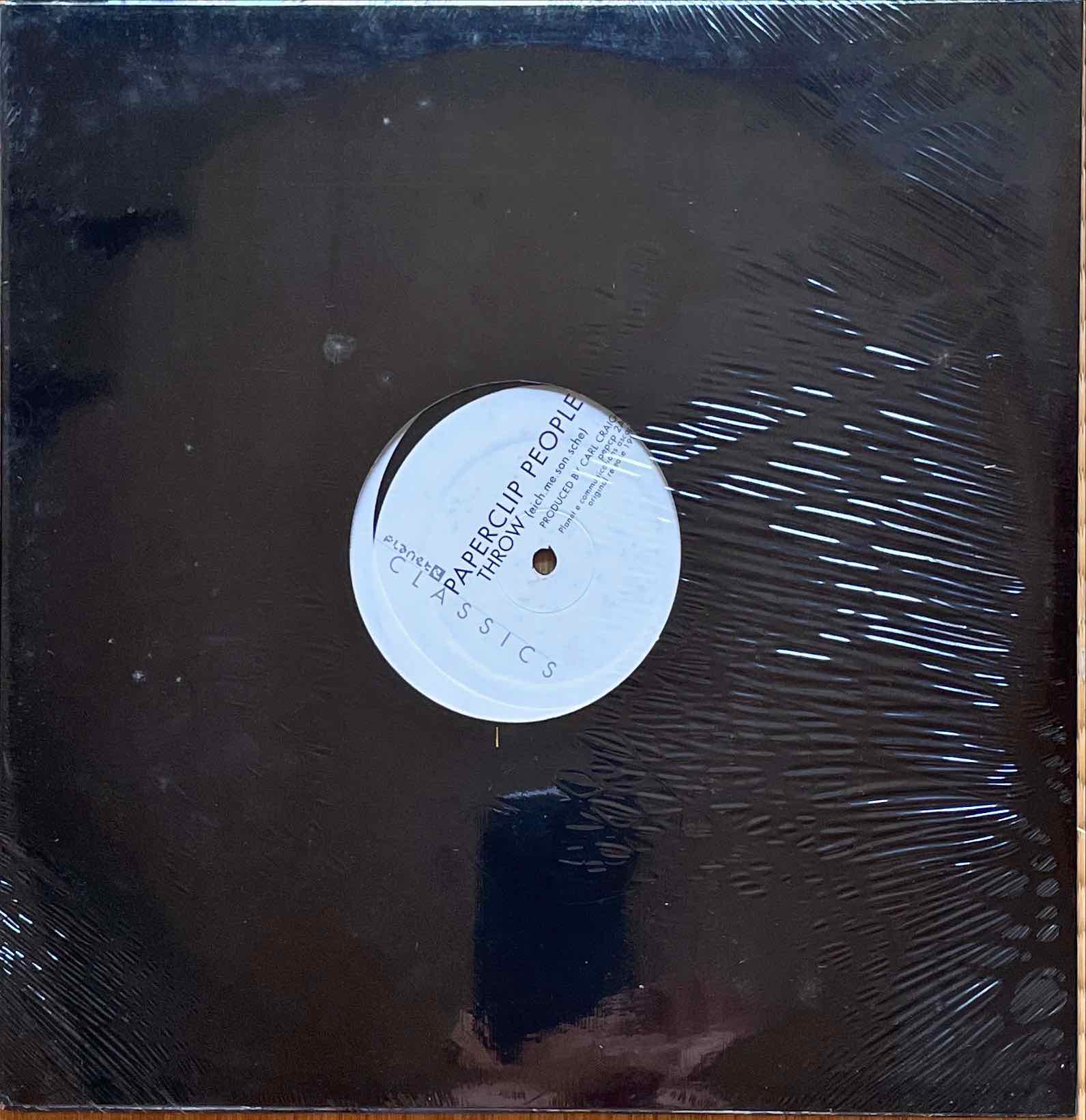 Paperclip People – Throw / Remake (Basic Reshape) 12 inch single sleeve image back