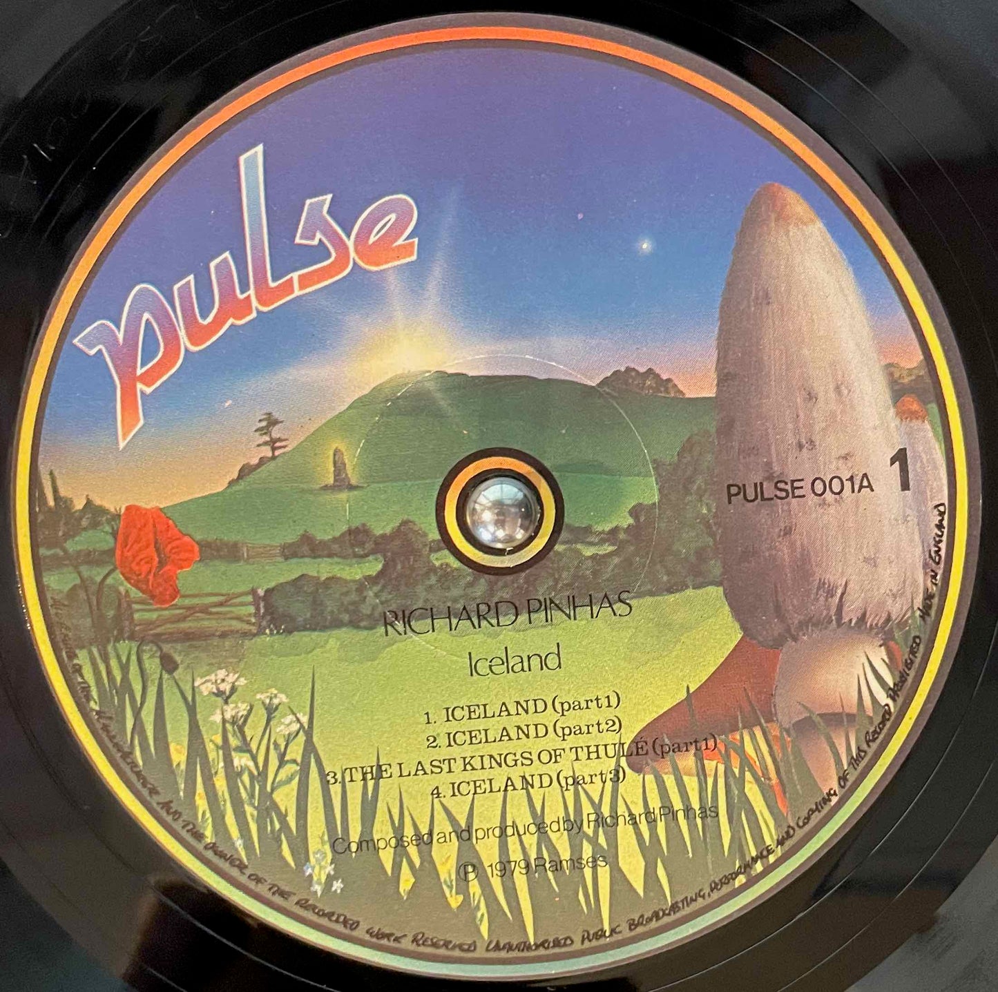 Richard Pinhas – Iceland LP label image front