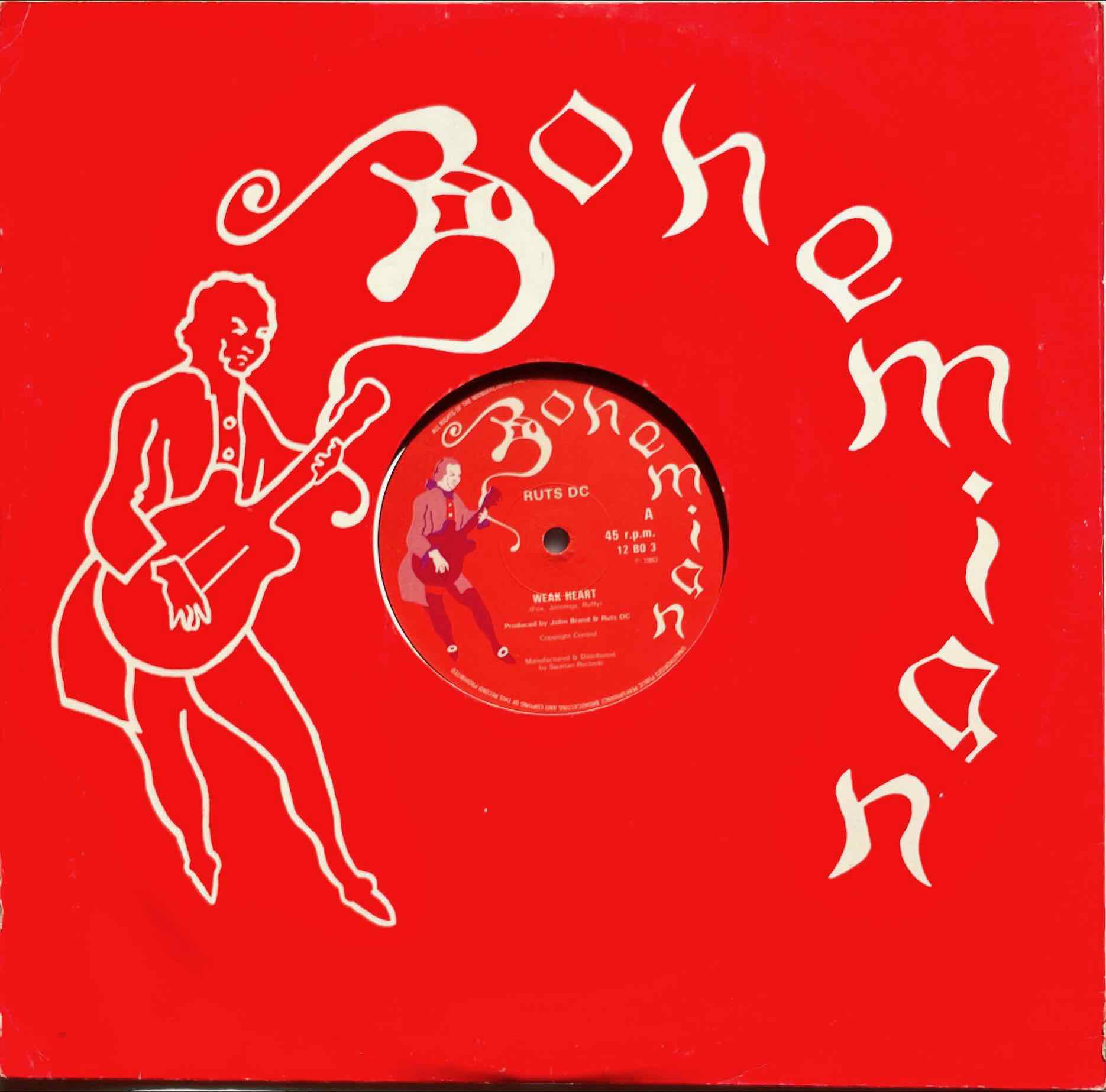 Ruts DC – Weak Heart  12 inch Single sleeve image cover front