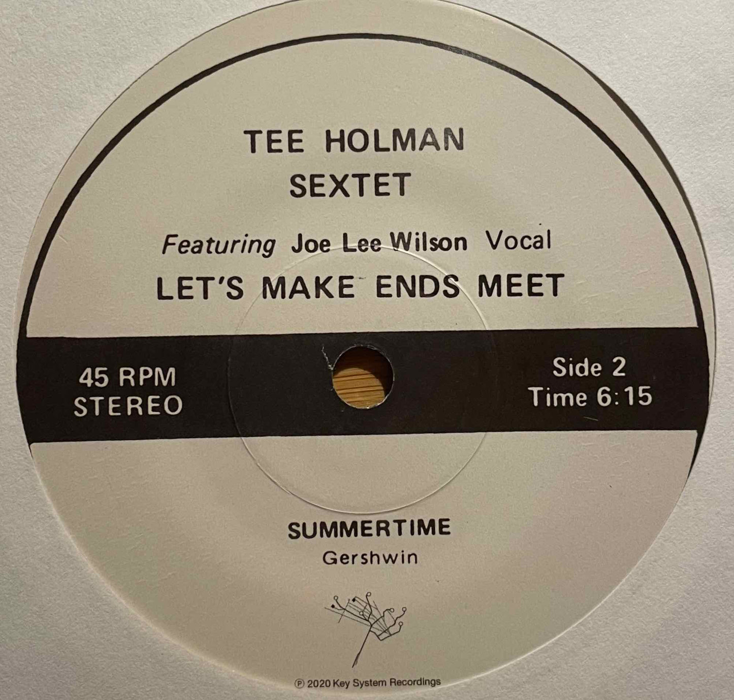 Tee Holman Sextet - Let's Make Ends Meet 7” single label image side 2