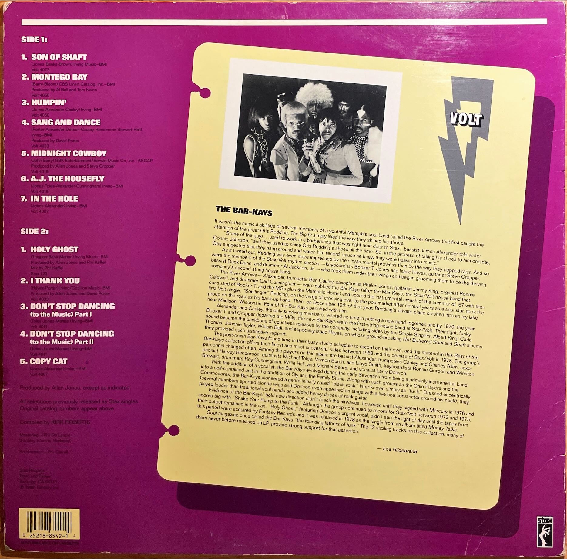 Bar - Kays – The Best Of The Bar - Kays - monads records
