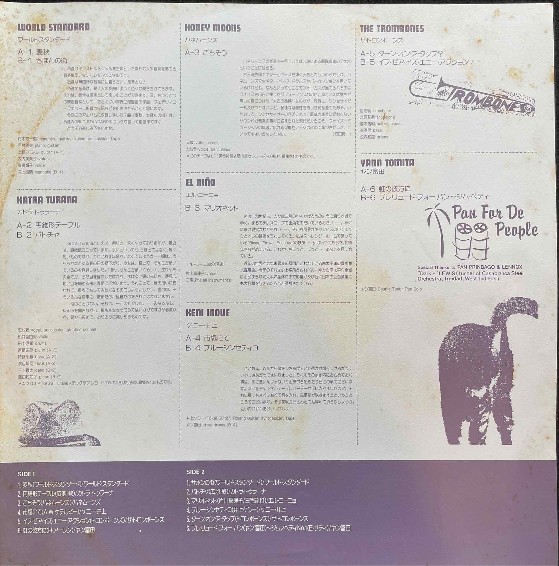 Various – Echoes Of Youth LP inner image back