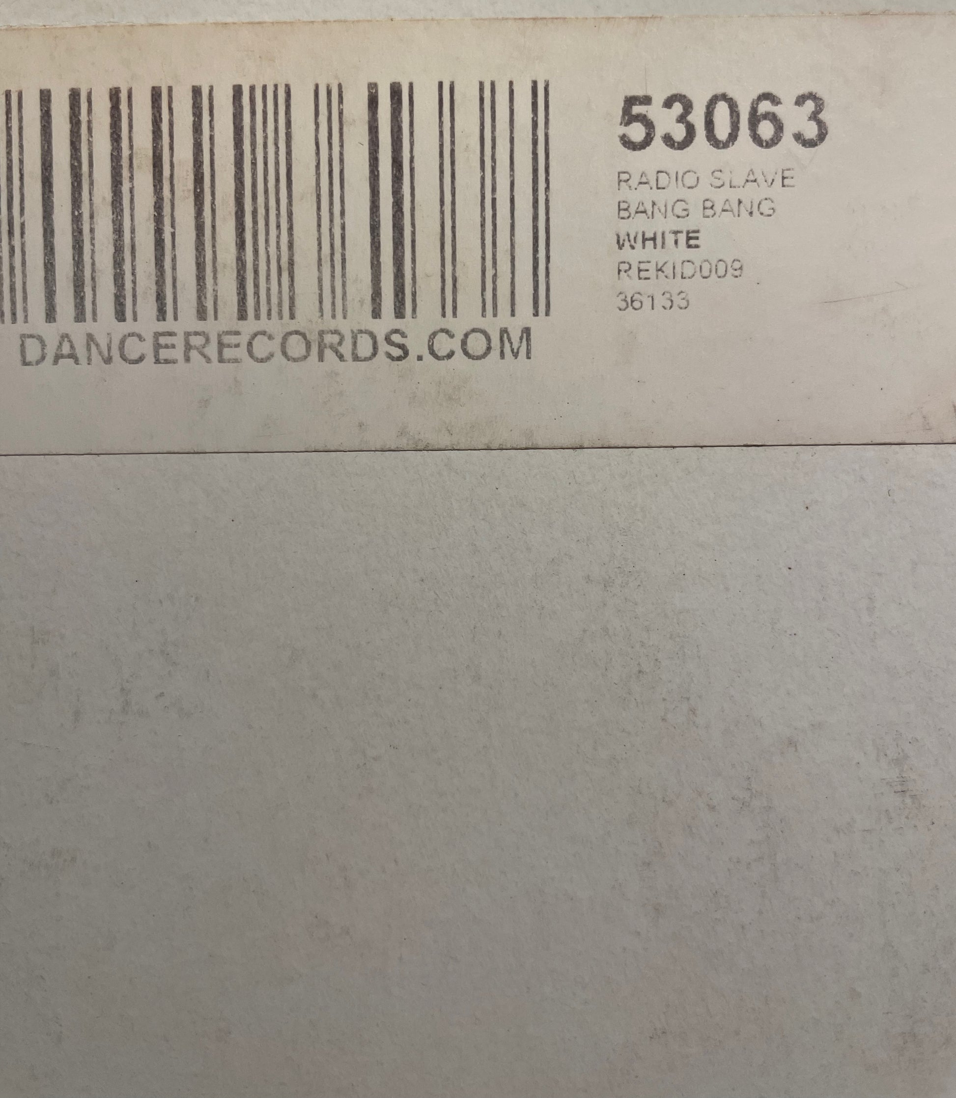 Radio Slave – Bang Bang 12" single sleeve image