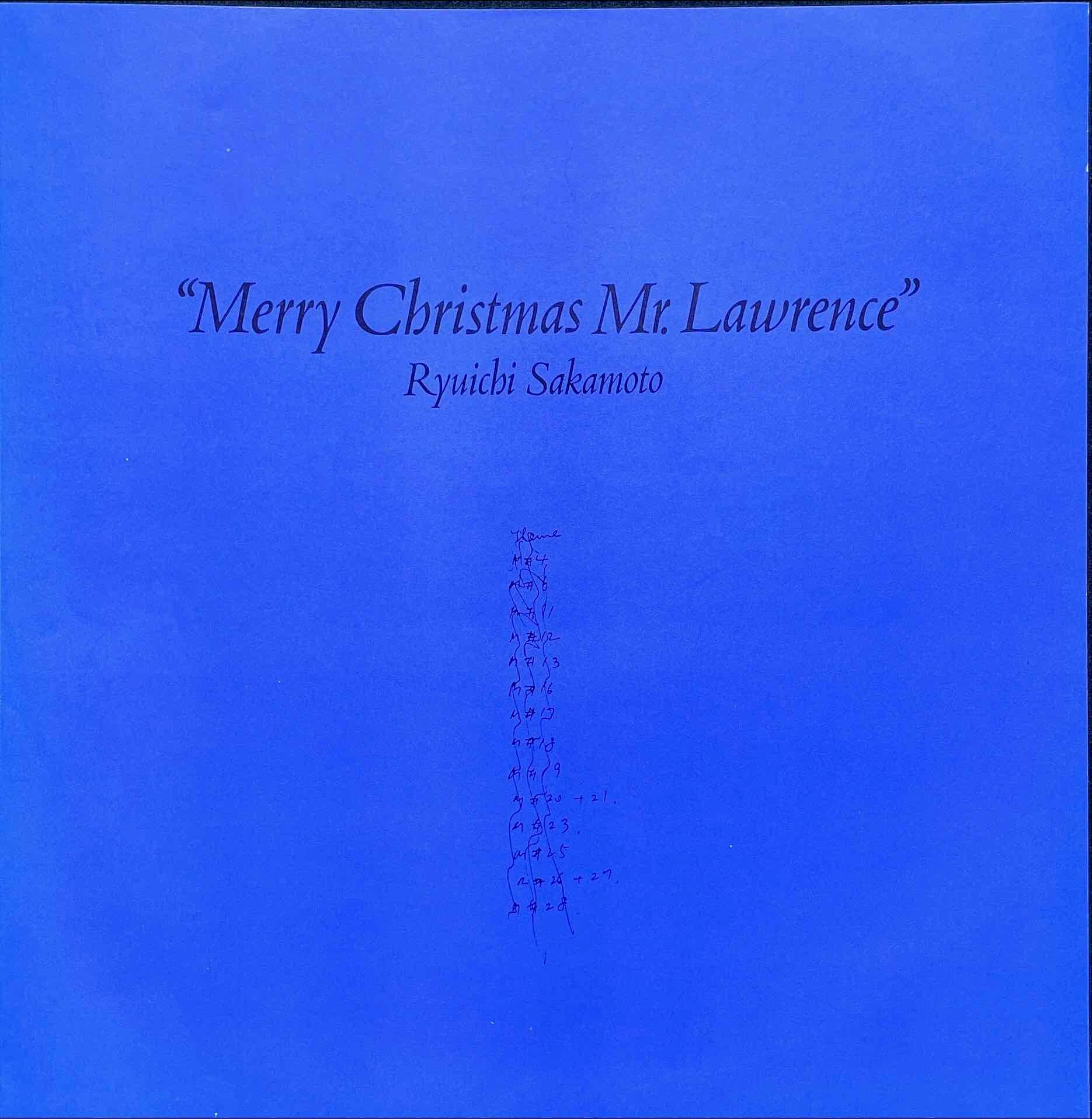 Ryuichi Sakamoto = 坂本龍一 – Merry Christmas Mr. Lawrence = 戦場のメリー・クリスマス オリジナルサウンドトラック LP inner image front