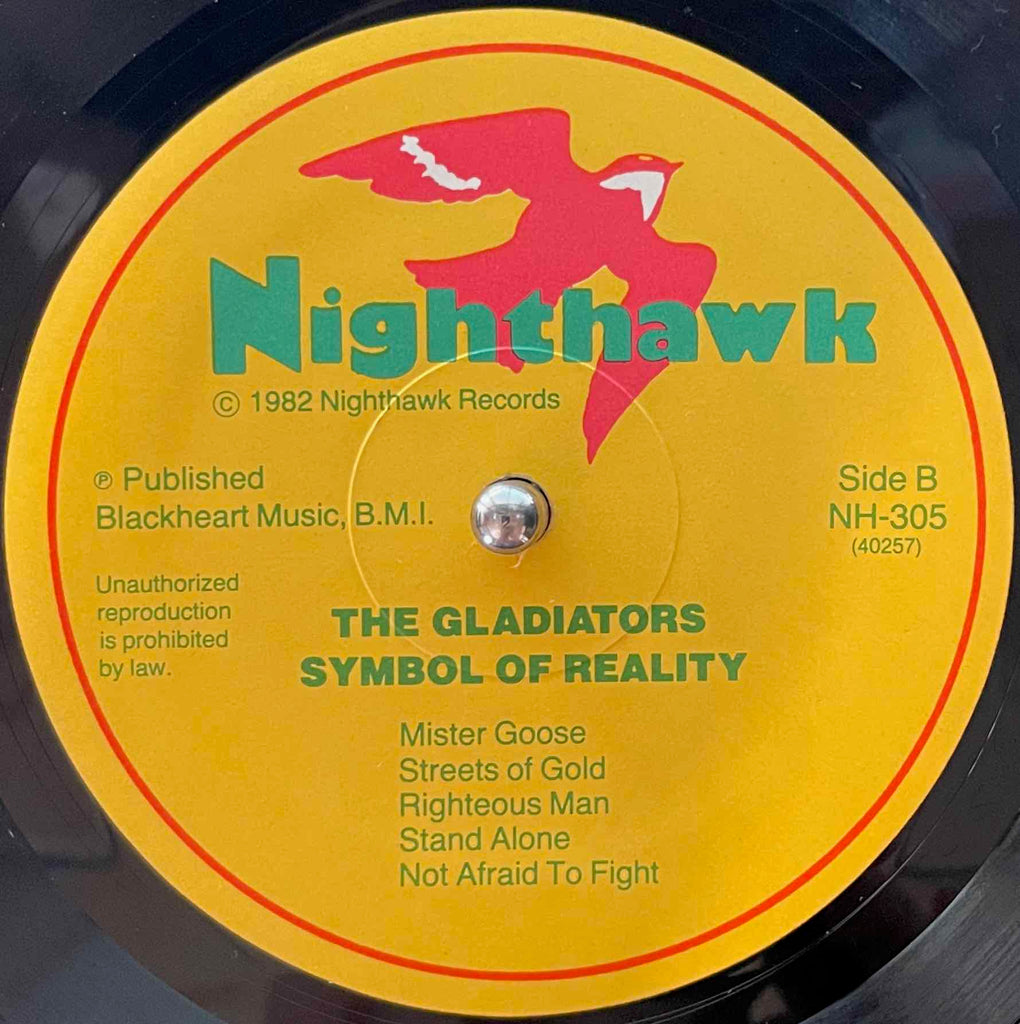 The Gladiators – Symbol Of Reality LP Label image front