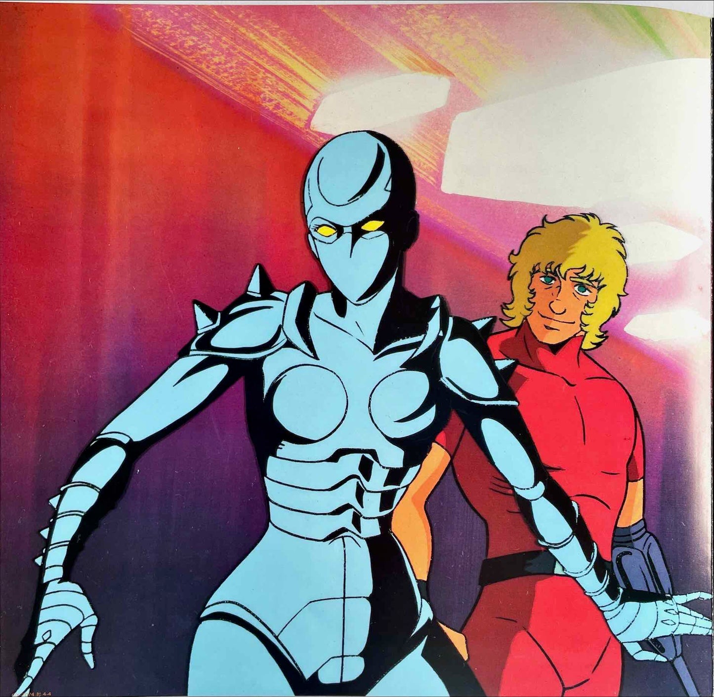 羽田健太郎 & 大野雄二  – スペースコブラ (オリジナル・サウンドトラック) = Kentaro Haneda & Yuji Ohno= Space Adventure Cobra (Original Soundtrack) LP insert image inside left