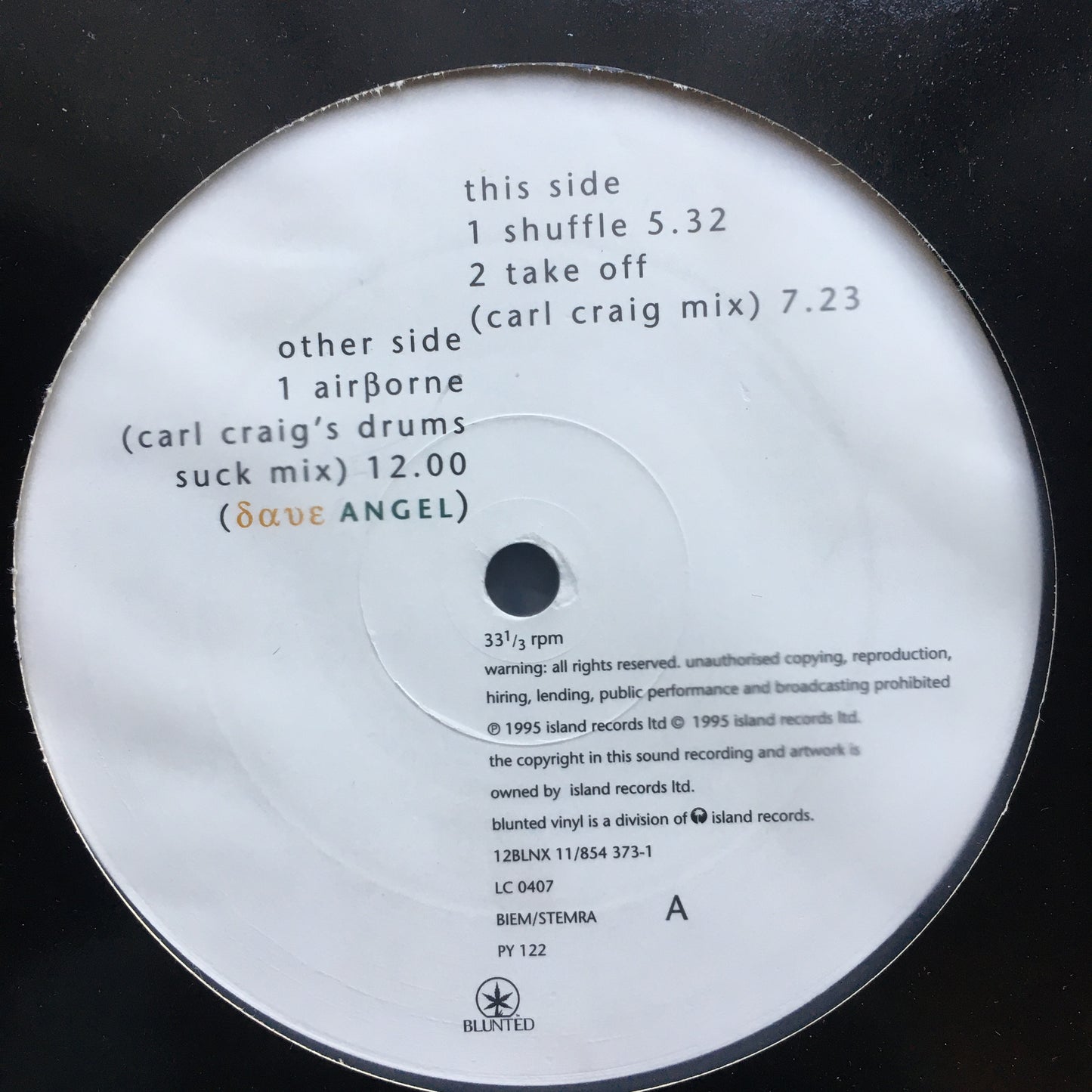 Dave Angel – Handle With Care E.P - monads records
