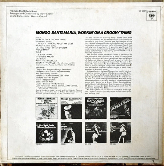 Mongo Santamaria – Workin' On A Groovy Thing - monads records