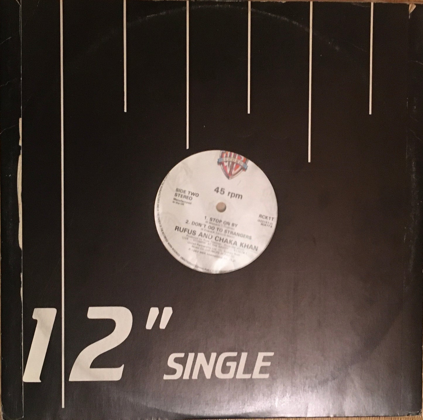 Rufus And Chaka Khan – Ain't Nobody 12inch single sleeve image front