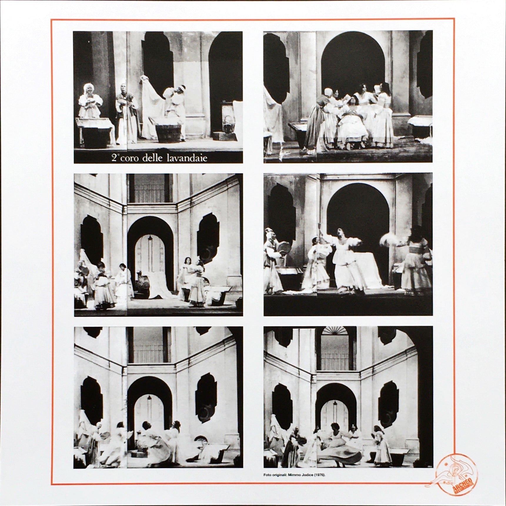 Roberto De Simone Con la Partecipazione Della Nuova Compagnia Di Canto Popolare – II° Coro Delle Lavandaie 12inch single INSERT image front