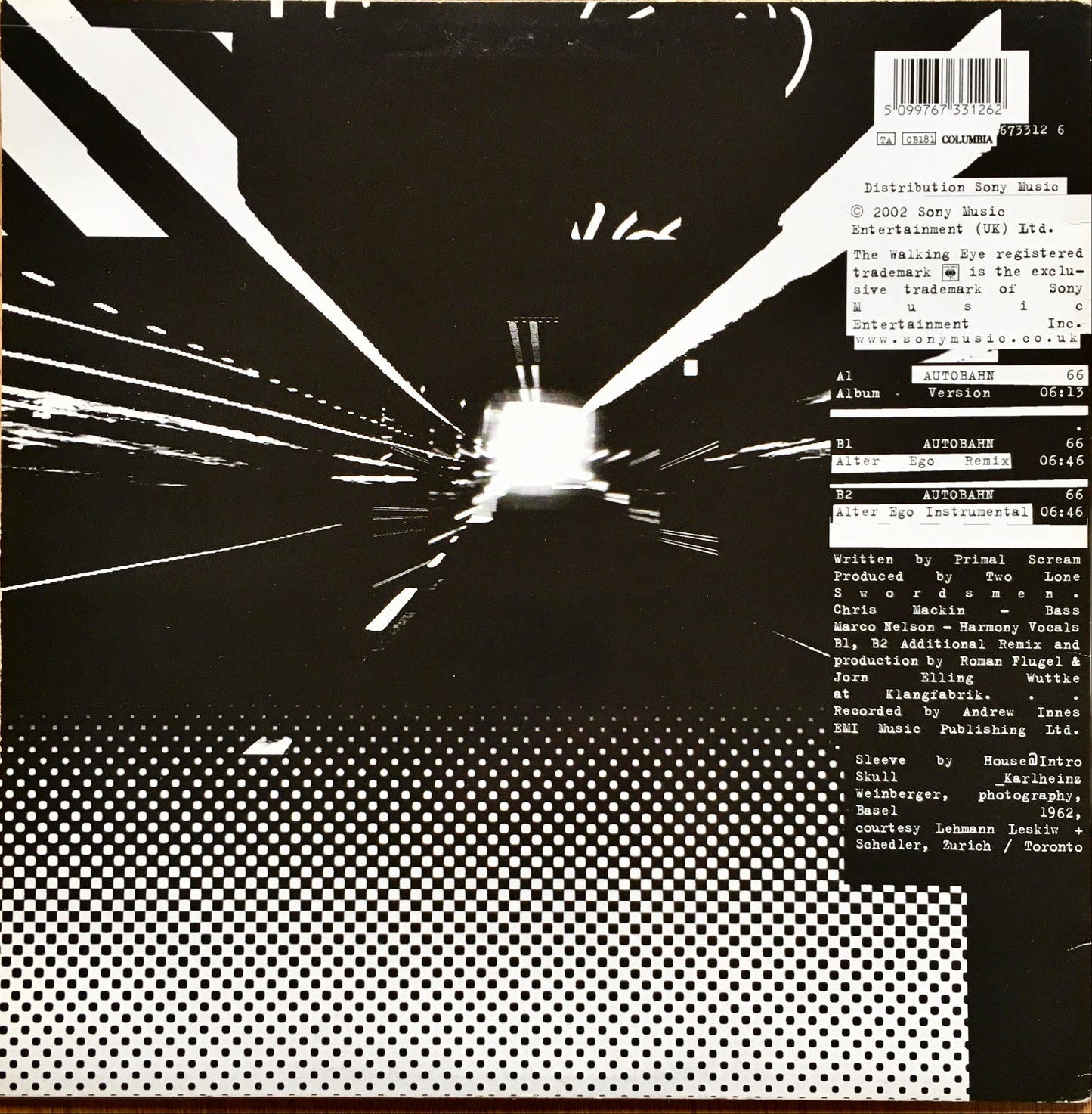 Primal Scream – Autobahn 66 12inch single image back
