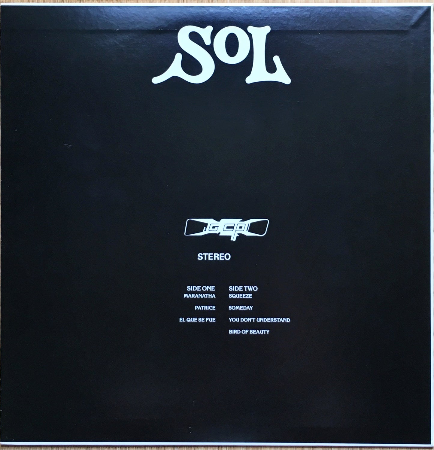 Sol – Sol LP image back