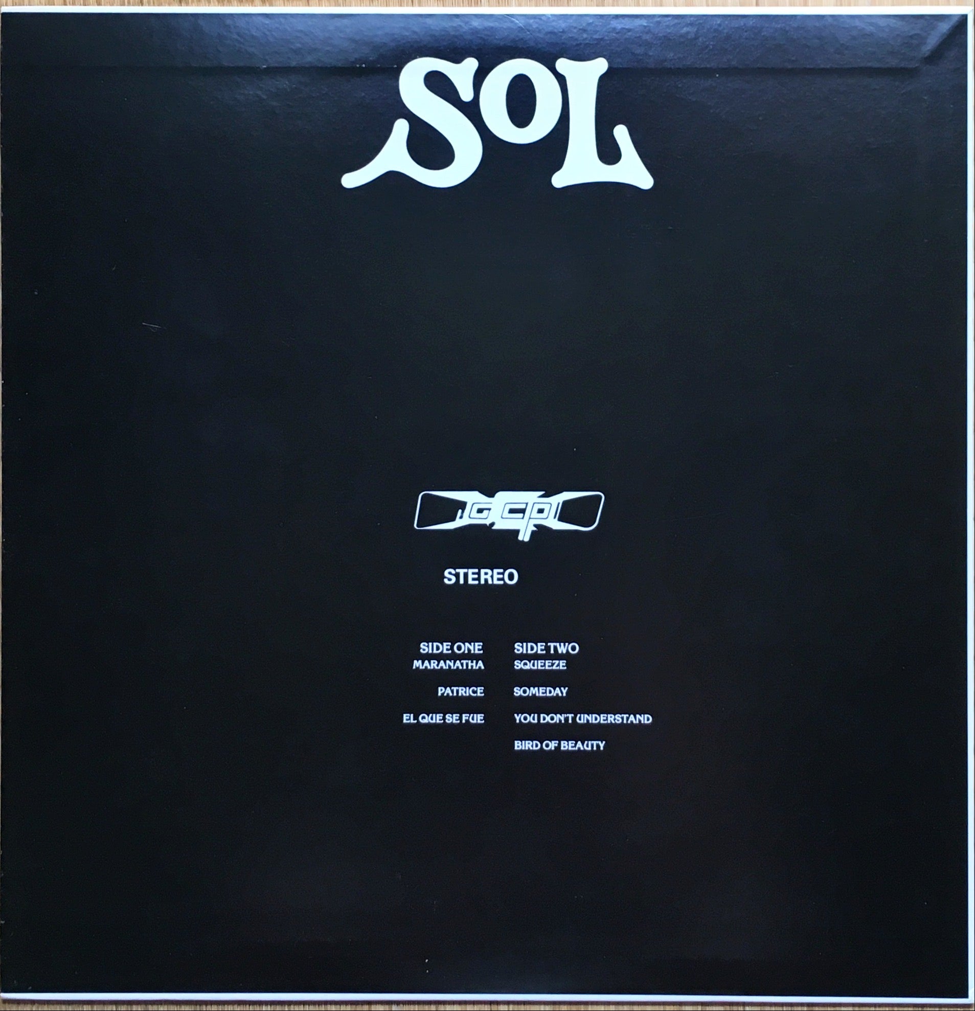 Sol – Sol LP image back