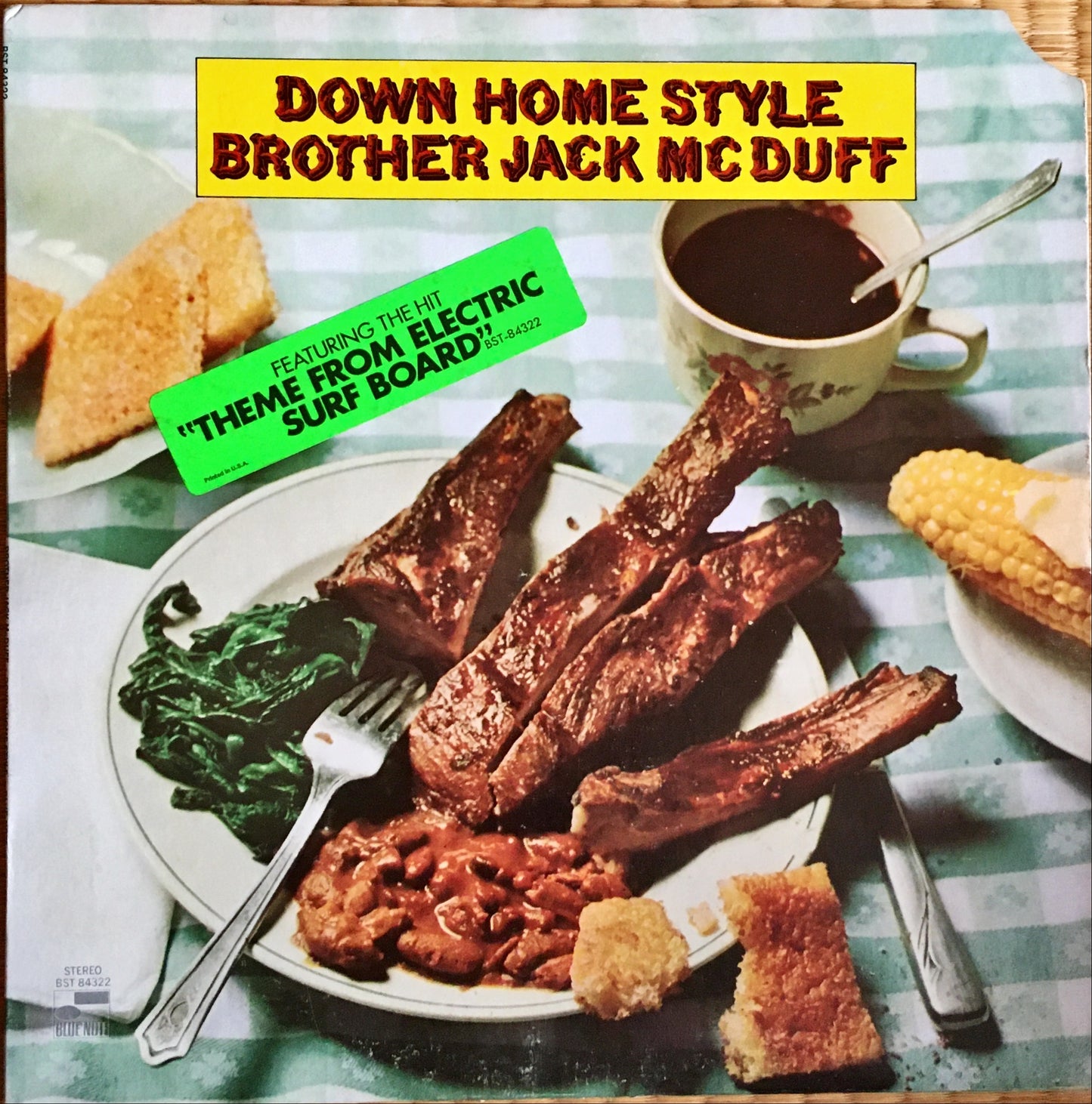 Brother Jack McDuff – Down Home Style LP sleeve image front