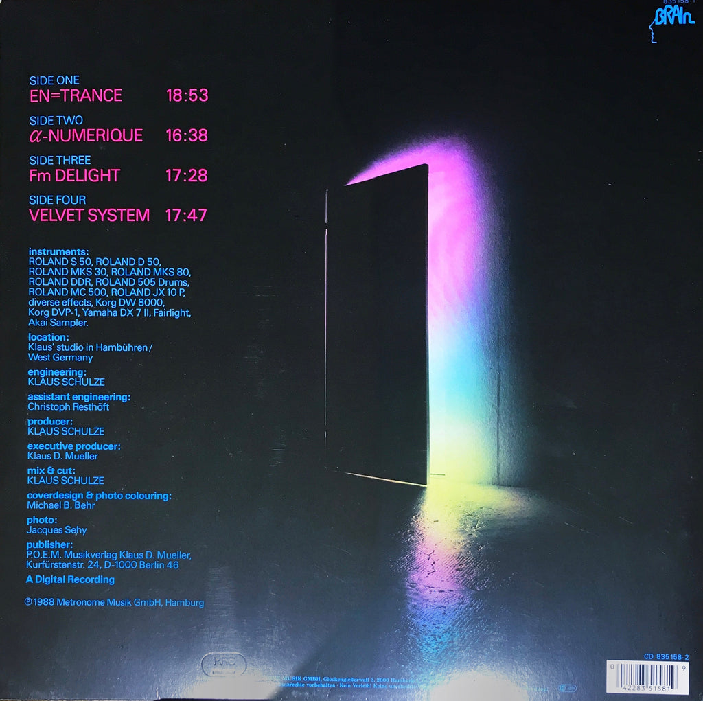 Klaus Schulze ‎– En=Trance - monads records
