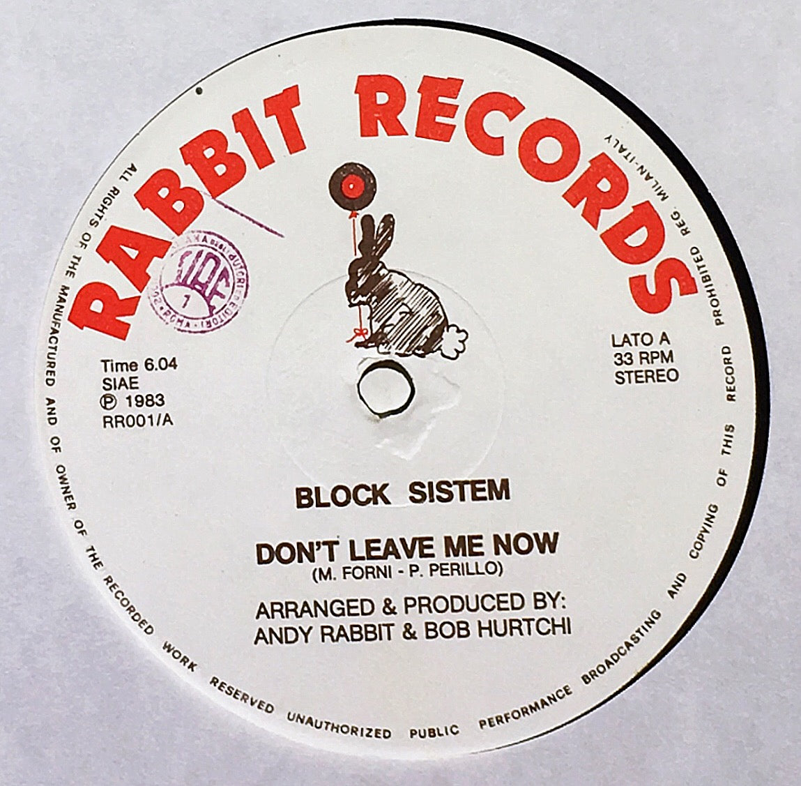 Block Sistem – Don't Leave Me Now - monads records