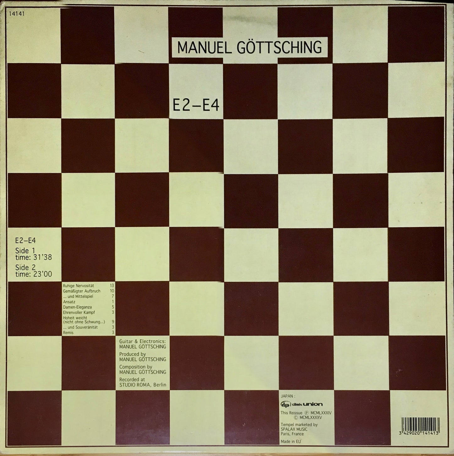 Manuel Göttsching – E2-E4 - monads records