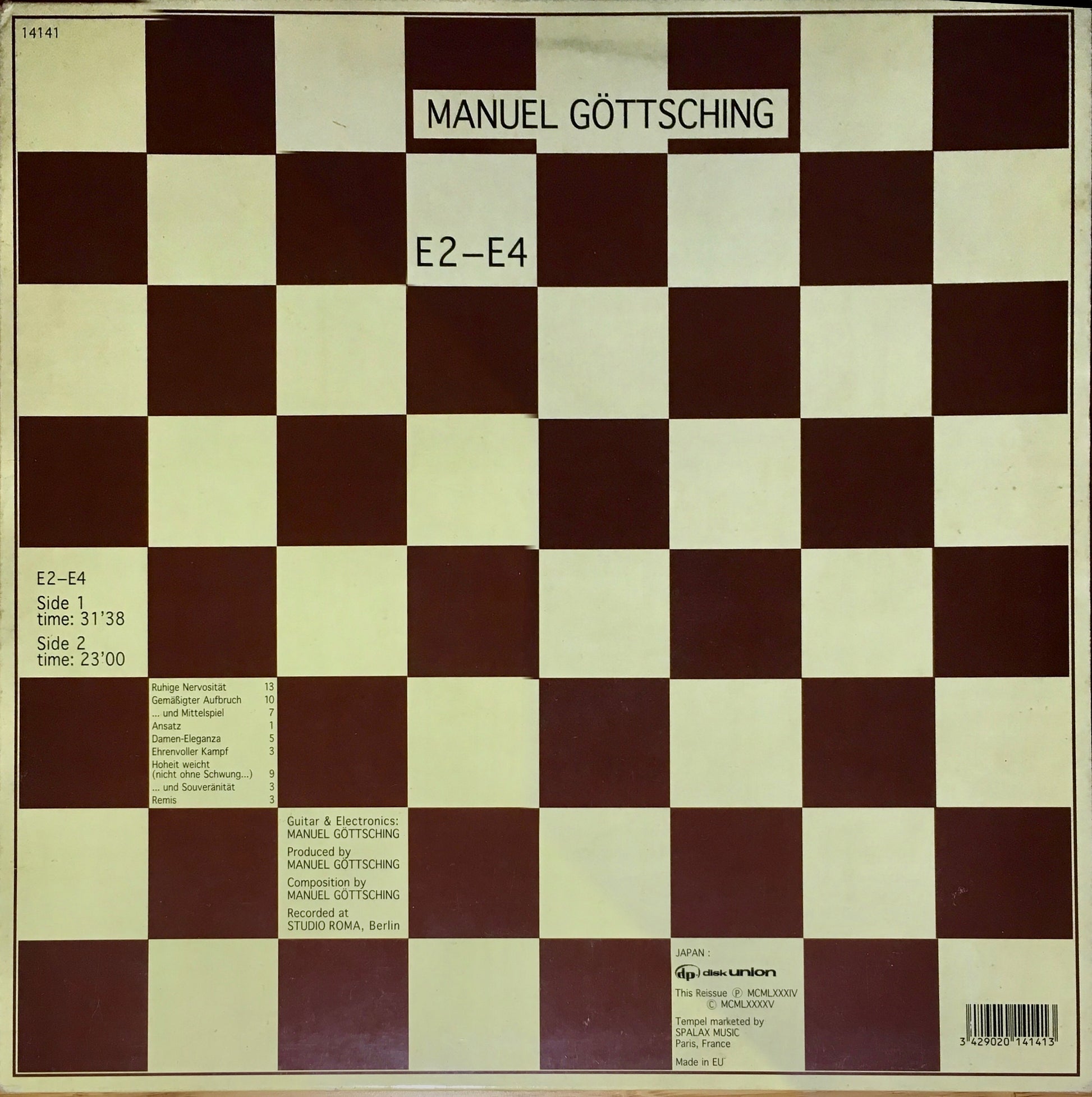 Manuel Göttsching – E2-E4 - monads records