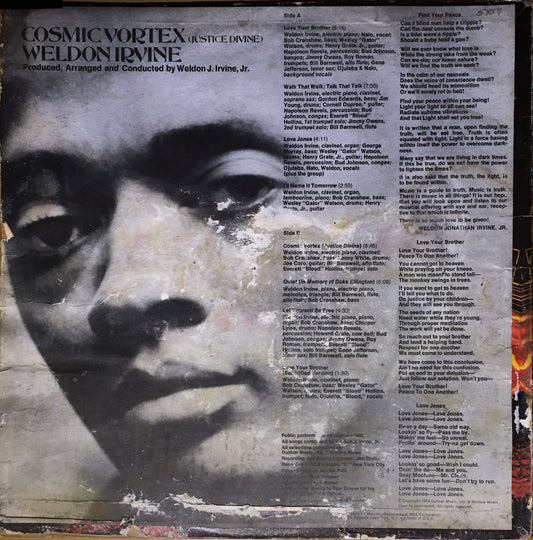 Weldon Irvine – Cosmic Vortex (Justice Divine) - monads records