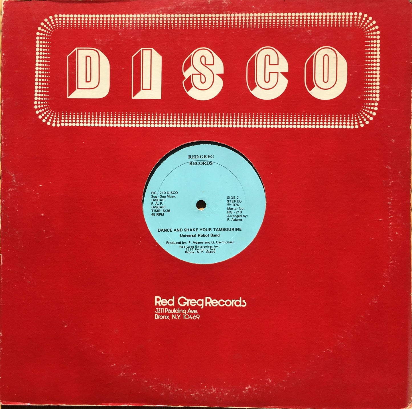 Universal Robot Band – Dance And Shake Your Tambourine - monads records
