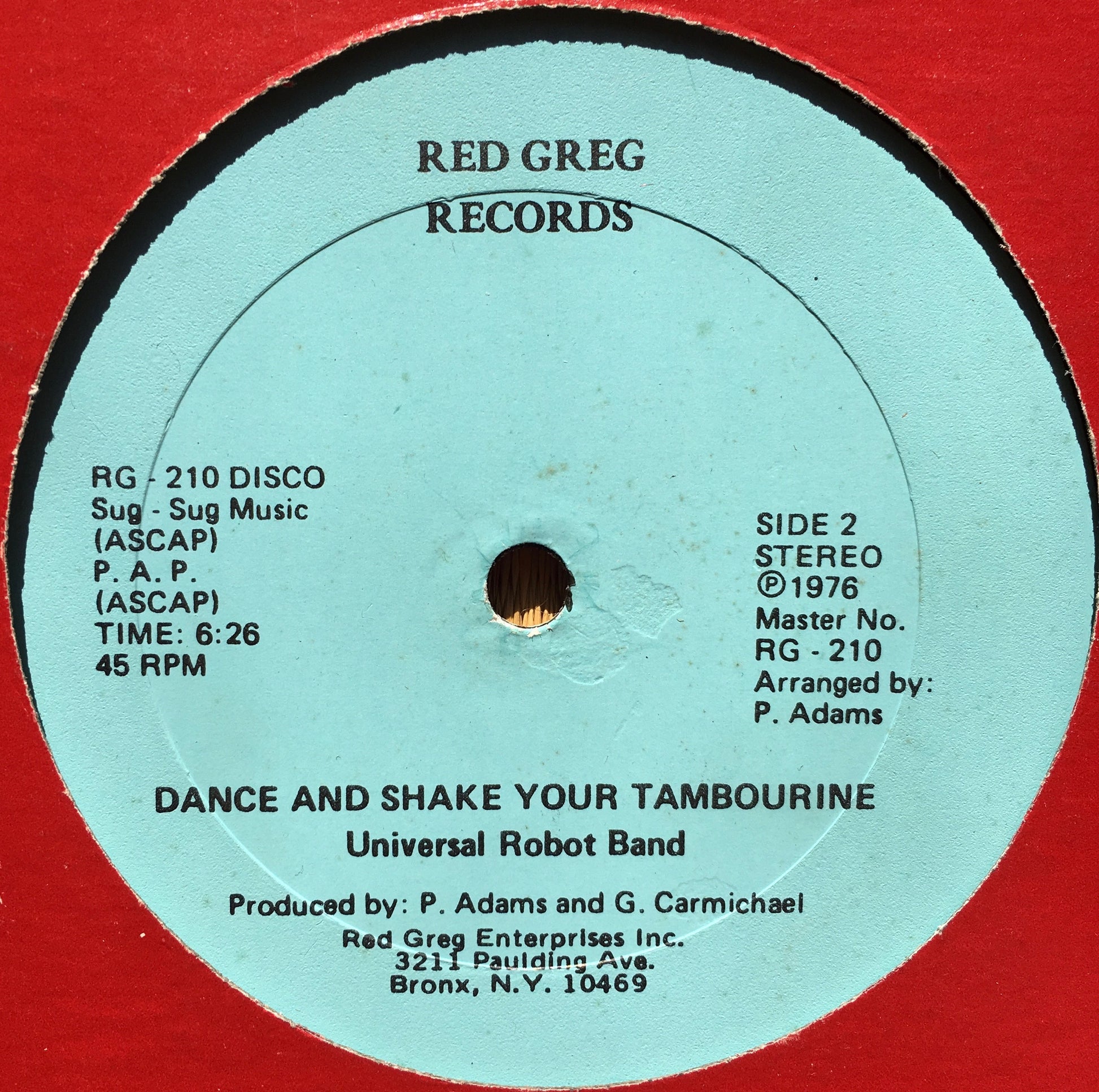 Universal Robot Band – Dance And Shake Your Tambourine - monads records
