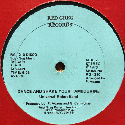 Universal Robot Band – Dance And Shake Your Tambourine - monads records