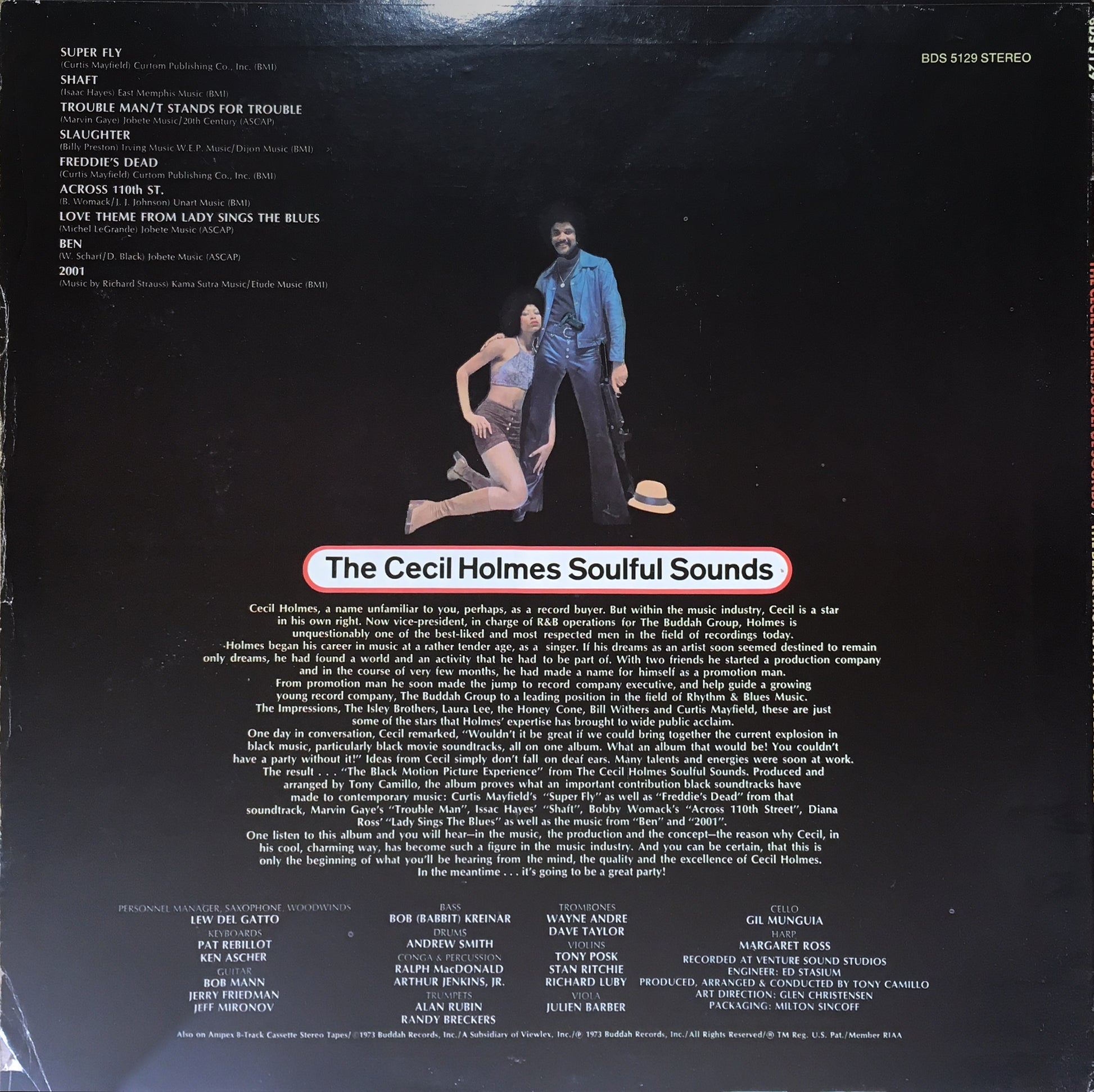 The Cecil Holmes Soulful Sounds – The Black Motion Picture Experience - monads records