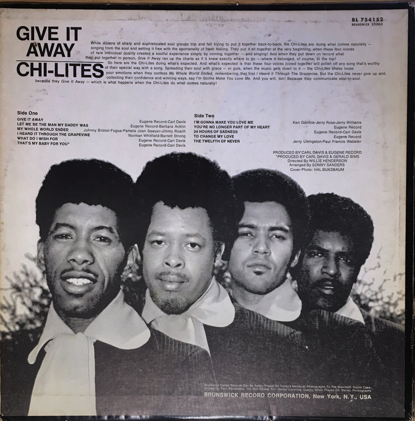 The Chi-Lites – Give It Away - monads records