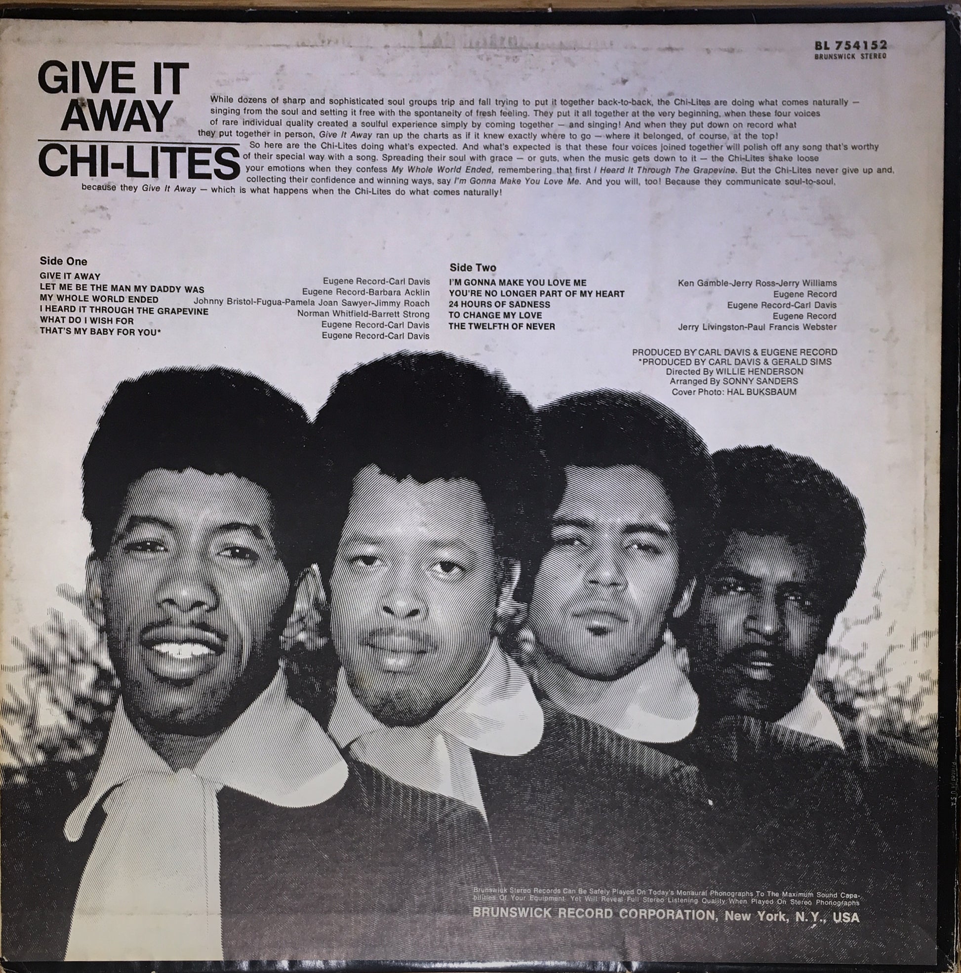 The Chi-Lites – Give It Away - monads records