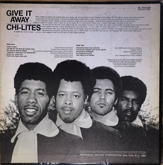 The Chi-Lites – Give It Away - monads records
