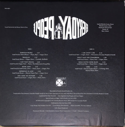 Everyday People – Everyday People - monads records