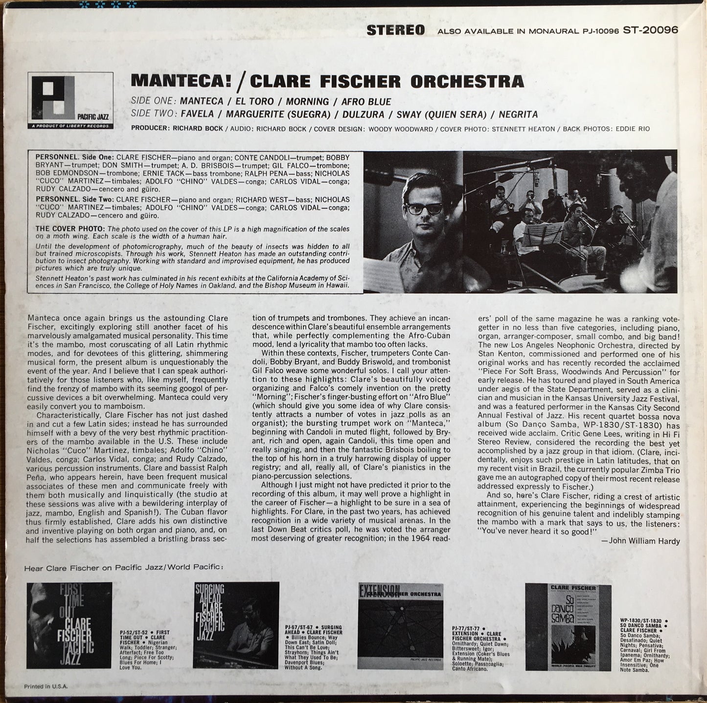 Clare Fischer – Manteca! - monads records