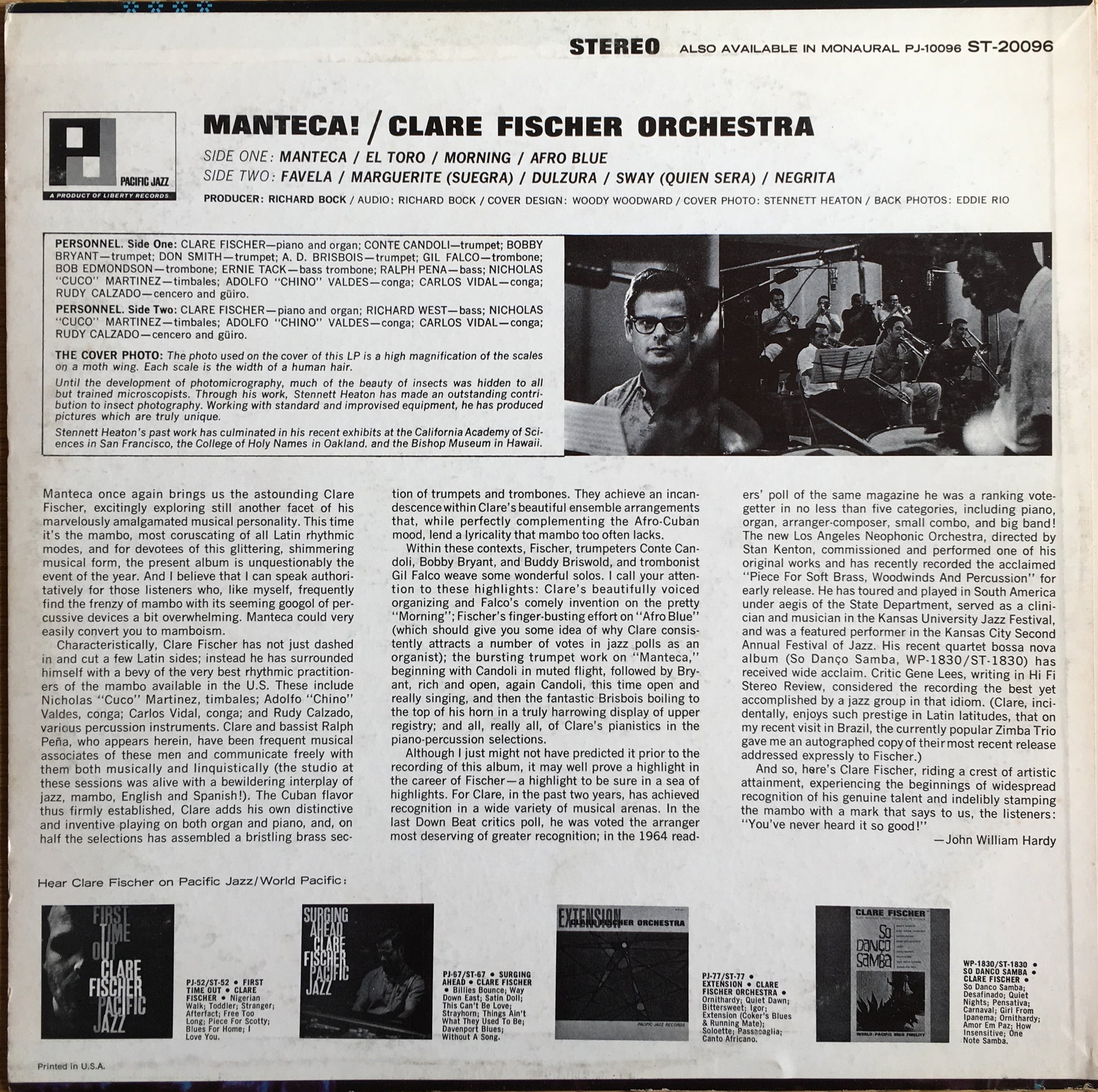 Clare Fischer – Manteca! - monads records