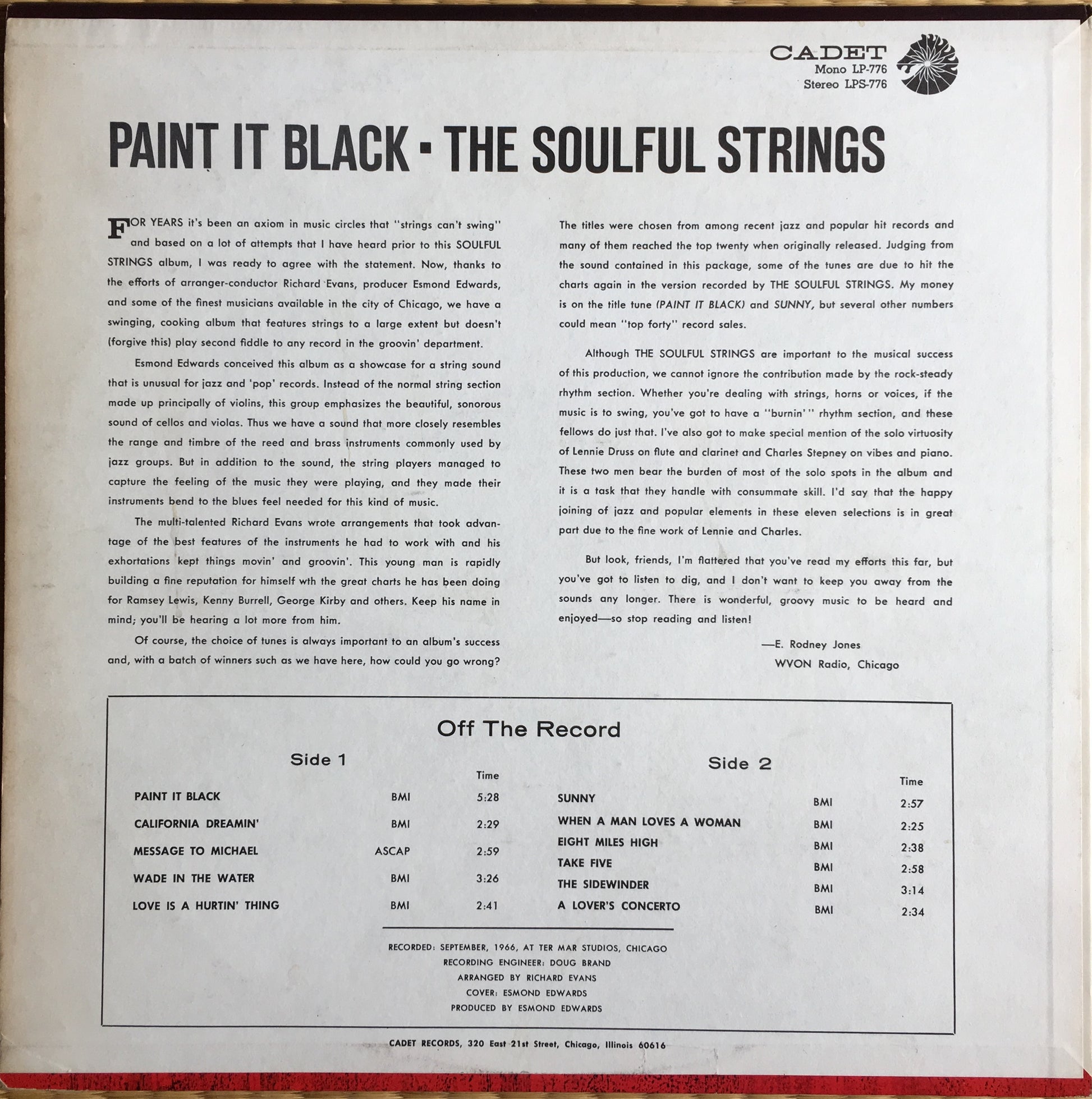 The Soulful Strings – Paint It Black - monads records