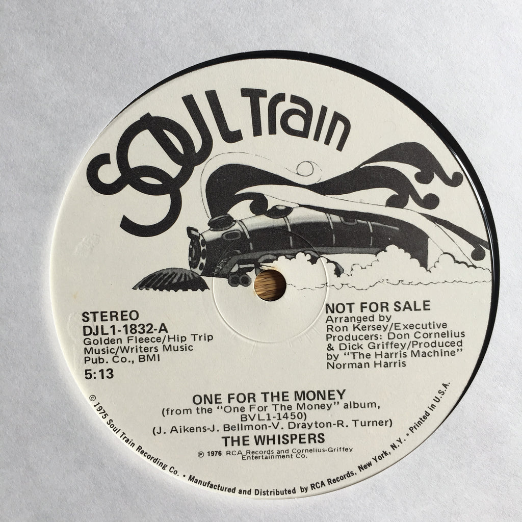 The Whispers ‎– One For The Money - monads records