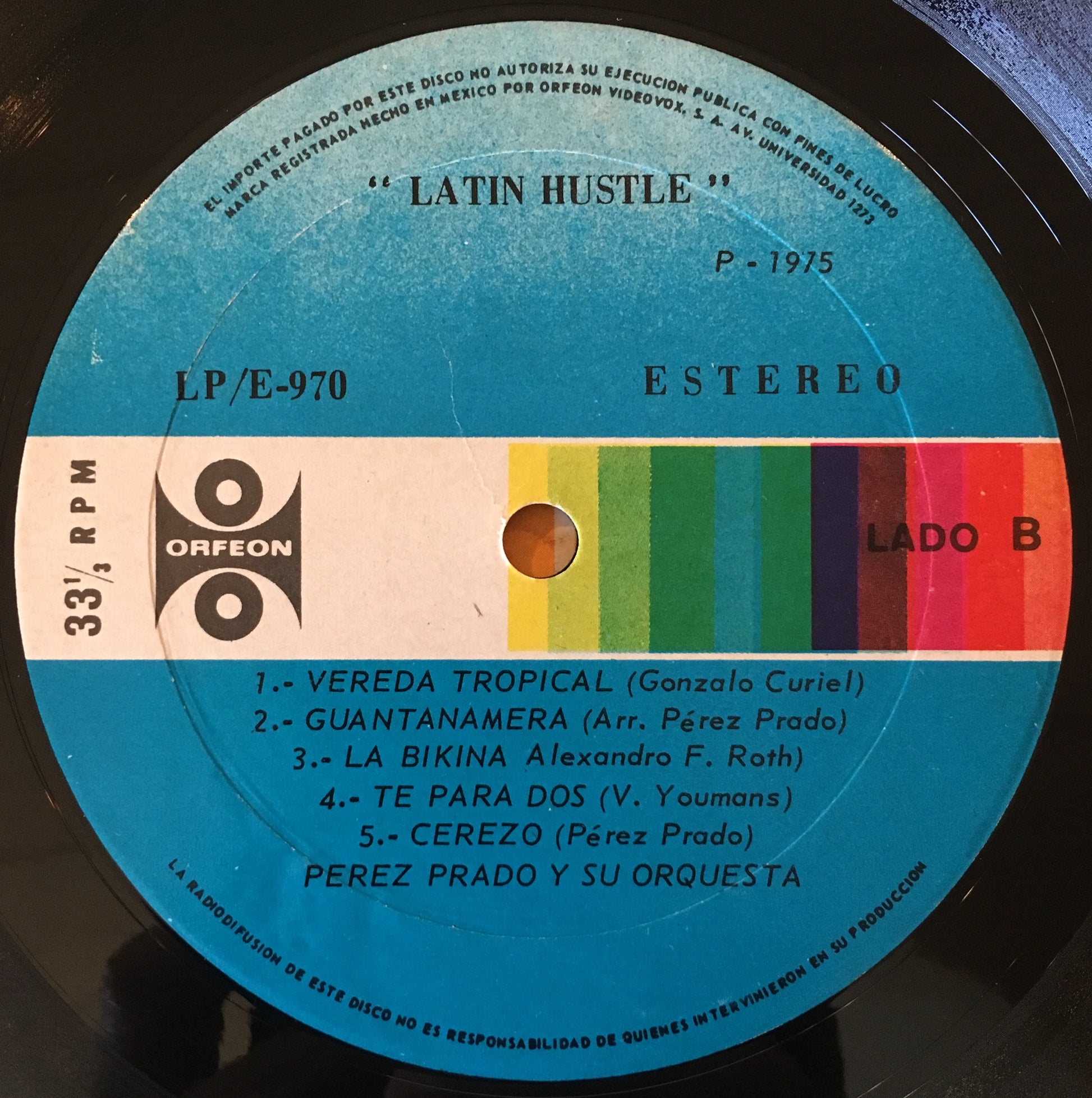 Perez Prado Y Su Orquesta – Latin Hustle - monads records