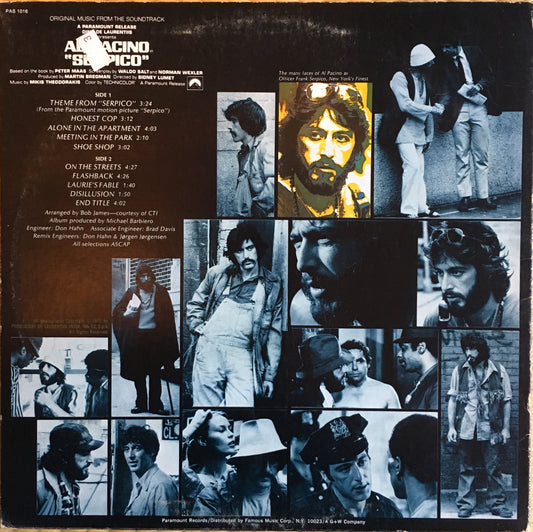 Mikis Theodorakis – Serpico (Original Music From The Soundtrack) - monads records