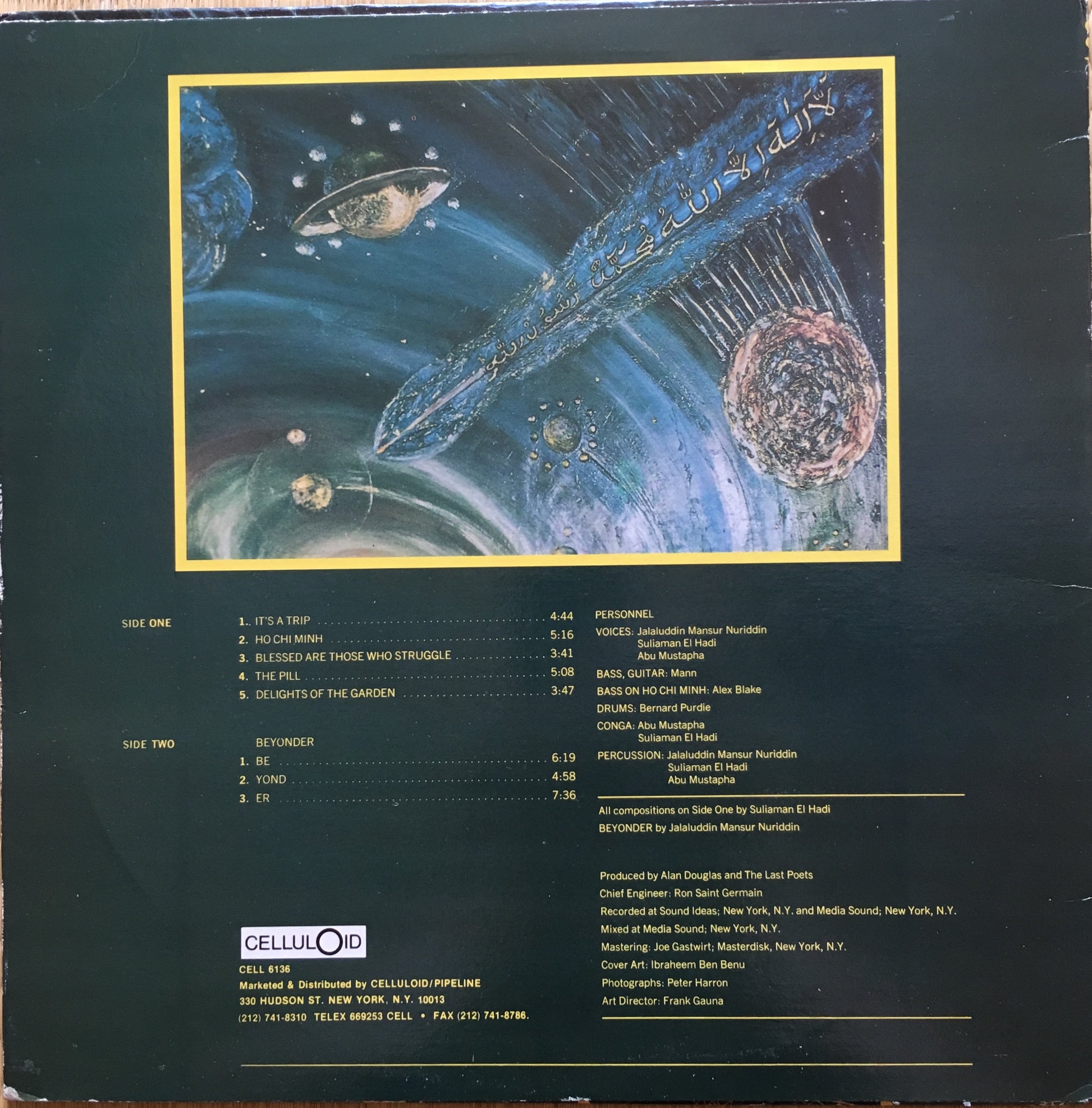 The Last Poets With Bernard Purdie – Delights Of The Garden - monads records