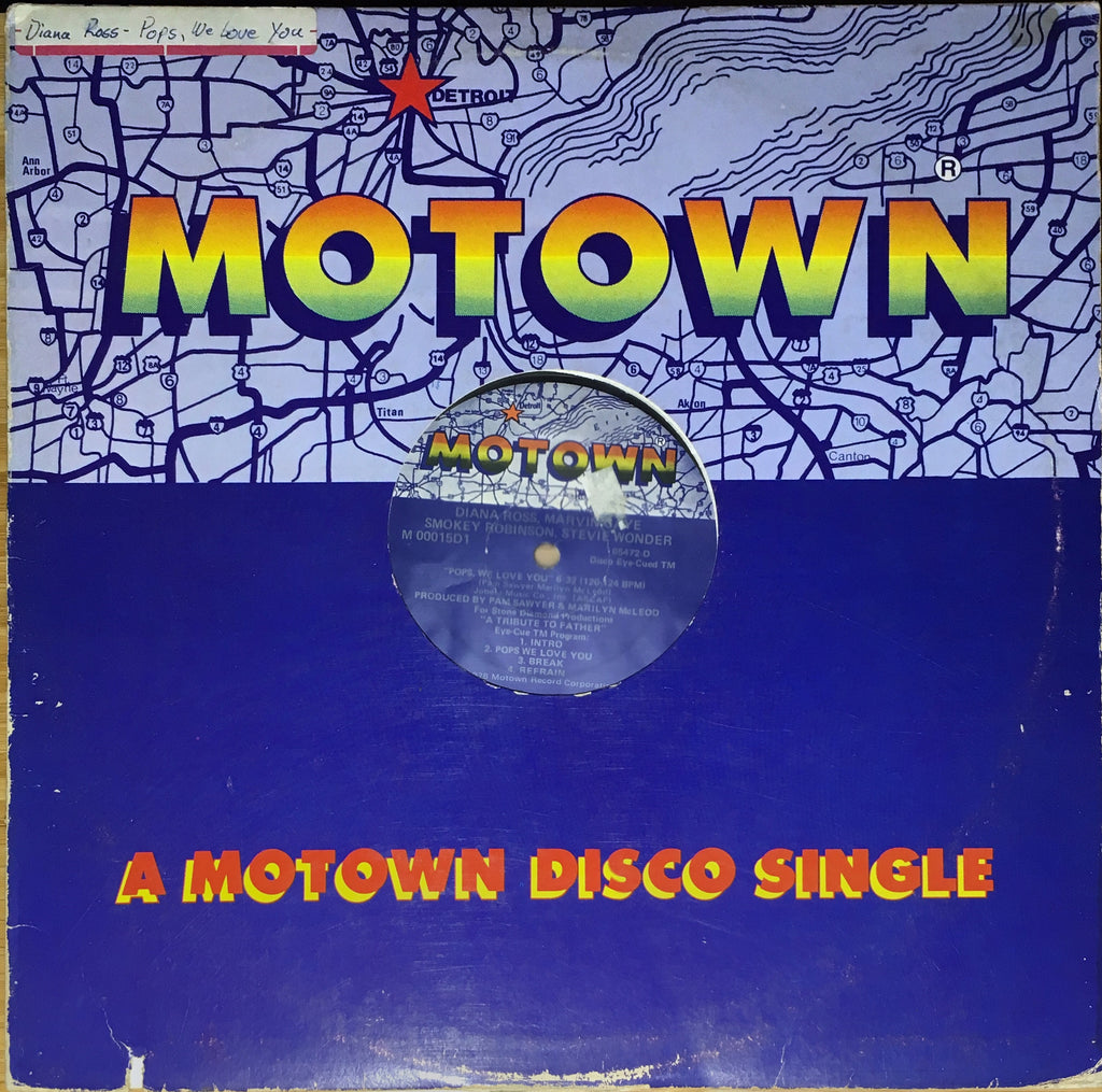 Diana Ross, Marvin Gaye, Smokey Robinson, Stevie Wonder ‎– Pops, We Love You - monads records