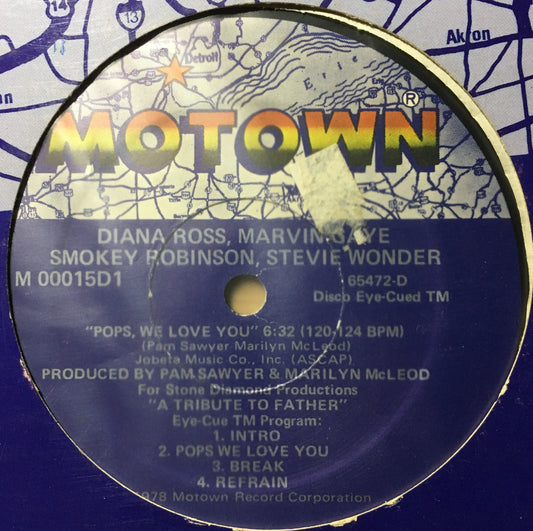 Diana Ross, Marvin Gaye, Smokey Robinson, Stevie Wonder – Pops, We Love You - monads records
